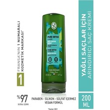 Yves Rocher Arındırıcı Saç Kremi - Yağlı Saçlar / Pure Detox Detoks Etkili Moringa Çekirdeği Özü ve Agav 200 ml