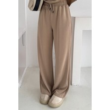 Balenbi Premium Modal Kumaş Bol Paça Palazzo Kadın Pantolon 1125