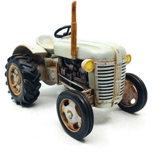 Rakun Home Vintage Model Reçine Traktör Biblo