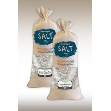 Zencefil Organik Çankırı Tuzu 2 kg (1 kg x 2 Adet) Bez Torbada İri Taneli Çankırı Tuz Kristal Kaya Tuzu  Çankırı