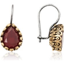 Costurera 925 Ayar Gümüş Damla Otantik Küpe