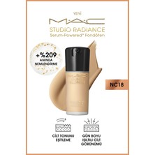 M.A.C Studio Radiance NC18 Powered Serum Foundation For Radiant Skin 30 ml FNDTN259