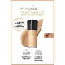 M.A.C Studio Radiance NC16 Powered™ Serum Foundation For Plump And Radiant Skin 30 ml FNDTN190