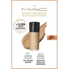 M.A.C Dolgun ve Işıltılı Cilt Için Studio Radiance C3.5 Powered™ Serum Fondöten 30 ml