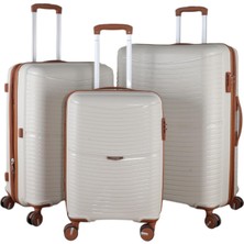 MÇS V379 Aura Y.üretim Pp Valiz Siyah Set