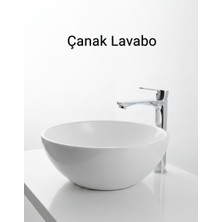 Yapı Kalite Sabit Gövdeli Uzun Çanak Lavabo Bataryası Krom Kaplama