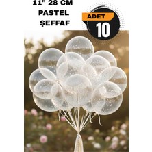 Festilo Pastel Balon 11 Inc 28 cm Doğum Günü Parti Malzemeleri 10 Adet