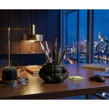 Bgom Kaslı Erkek Vücut Figürlü Dekoratif Masaüstü Kalemlik - Fitness Gym Motivasyon Objesi