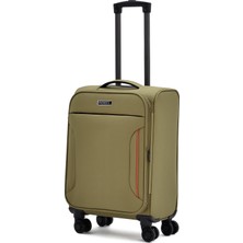 Fossil Ultra Light Kabin Boy Körüklü Kumaş Valiz – 360° 8 Tekerlekli, Hafif & Geniş Iç Hacim