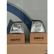 Depo Audi 80 Sinyal Lambası Takım Sağ Sol 1986-1994 Arası Uyumlu Sağ Sol Takım Marka