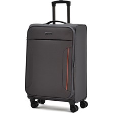 Fossil Ultra Light Orta Boy Körüklü Kumaş Valiz – 360° 8 Tekerlekli, Hafif & Geniş Iç Hacim