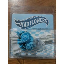 Mad Flowers Hot Wheels Tasarımlı Mini Yapay Çiçek Buketi - Hediye Araba Aksesuarı
