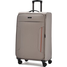 Fossil Ultra Light Büyük Boy Körüklü Kumaş Valiz – 360° 8 Tekerlekli, Hafif & Geniş Iç Hacim