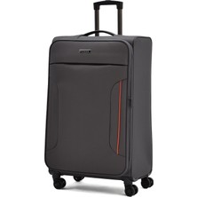 Fossil Ultra Light Büyük Boy Körüklü Kumaş Valiz – 360° 8 Tekerlekli, Hafif & Geniş Iç Hacim