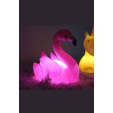 ForWhat Büro Ev Ofis Hediyesi Için Flomingo Dizayn LED Işıklı Masaüstü Gece  Lambası