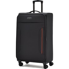 Fossil Ultra Light Büyük Boy Körüklü Kumaş Valiz – 360° 8 Tekerlekli, Hafif & Geniş Iç Hacim