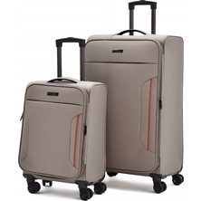 Fossil Ultra Light 2'li Valiz Seti Büyük ve Kabin Boy  – 360° 8 Tekerlekli, Hafif & Geniş Iç Hacim