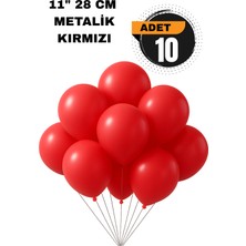 Festilo Metalik Balon 11 Inc 28 cm 10 Adet Parti Doğum Günü Kutlama Süsleri