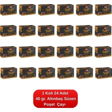 Çaykur Altınbaş Bardak Süzen Poşet Çayı 40 Gr. 24'lü Koli