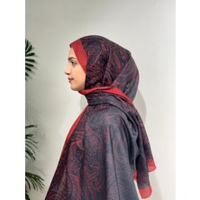 Morze Renk Geçişli Pamuk Soft Şal