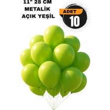 Festilo Metalik Balon 11 Inc 28 cm 10 Adet Parti Doğum Günü Kutlama Süsleri