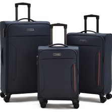 Fossil Ultra Light 3'lü Valiz Seti – 360° 8 Tekerlekli, Hafif & Geniş Iç Hacim