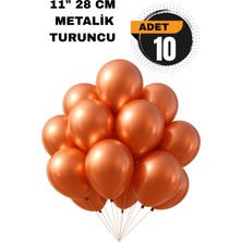 Festilo Metalik Balon 11 Inc 28 cm 10 Adet Parti Doğum Günü Kutlama Süsleri