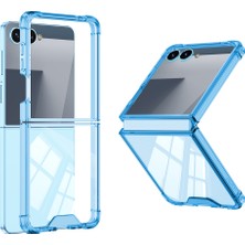 Cepustik Telefon Aksesuarları Galaxy Z Flip 7 Kılıf Full Camlı Kıpta Kılıf
