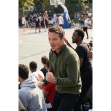 Buratti Slim Fit Yarım Fermuarlı Dik Yaka Soğuk Geçirmez Polar Erkek POLAR 5906003