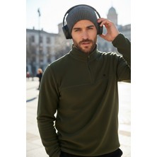 Buratti Slim Fit Anti-Pilling Tüylenme Yapmayan Bato Yaka Kışlık Şardonlu Polar Erkek POLAR 5906001