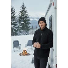 Buratti Slim Fit Anti-Pilling Tüylenme Yapmayan Bato Yaka Kışlık Şardonlu Polar Erkek Polar 5906001