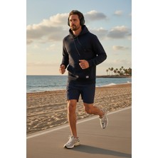 Buratti Slim Fit Kapüşonlu Kanguru Cepli Içi Tüylü Yumuşak Şardonlu Sweat Erkek Sweat 5905281