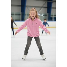 Lela Yumuşak Dokulu Fermuarlı Dik Yaka Şardonlu Kışlık Polar Çocuk Polar 5905002