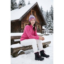 Lela Slim Fit Yumuşak Dokulu Anti-Pilling Tüylenme Yapmayan Yarım Fermuarlı Polar Bayan POLAR 5907000