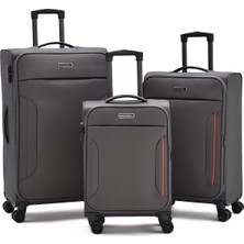 Fossil Ultra Light 3'lü Valiz Seti – 360° 8 Tekerlekli, Hafif & Geniş Iç Hacim