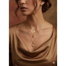 Uno Di Famiglia 3 ' Lü Çelik Charm Kolye Seti , Pasaport Figürlü Kolye , Araba Figürlü Kolye , Kovboy Çizmesi Kolye