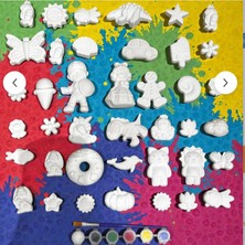 Anne ve Çocuk Etkinliği Taş Boyama