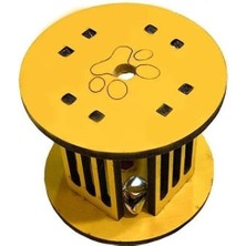 Lowell Home Buffer®  Mini Silindir Eğlenceli Renkli Sağlam Küçük Pati Izi Şekilli Kedi Oyuncağı  Lwl-4