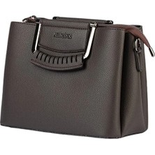 Armine Omuz Askılı Bayan Omuz & El Çanta 223 Kahve Pia