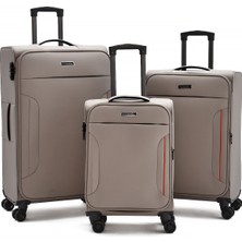 Fossil Ultra Light 3'lü Valiz Seti – 360° 8 Tekerlekli, Hafif & Geniş Iç Hacim