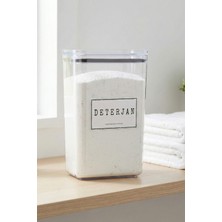 EA Home Concept Dekoratif Deterjan Kutusu Deterjan Saklama ve Düzen Kutusu 5 kg