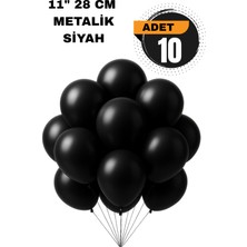 Festilo Metalik Balon 11 Inc 28 cm 10 Adet Parti Doğum Günü Kutlama Süsleri