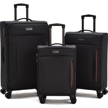 Fossil Ultra Light 3'lü Valiz Seti – 360° 8 Tekerlekli, Hafif & Geniş Iç Hacim