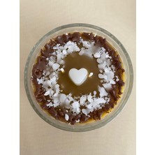 MumKusag Kapiçino Tasarım Cam Kase Kokulu Mum