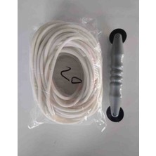 Sineklik Fitil Takma Aparatı ve 20 mt Beyaz Fitil Plastik Malzeme ile Yırtılmaya Dayanıklı 100 x 100 cm