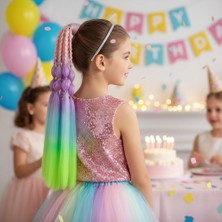 TeknoKapsül Balon ve Düz Salaş Örgülü Lastikli At Kuyruğu / ACM18