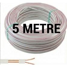 2x0,75 Ttr Yassı Elektrik Kablosu 5 Metre