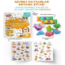 TeknoKapsül Sevimli Hayvanlar Boyama Kitabı - Oyun Hamurlu - 3 Yaş +