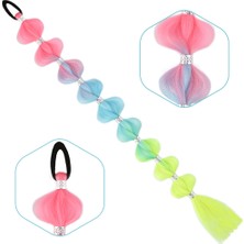 TeknoKapsül Örgülü Aksesuarlı Lastikli At Kuyruğu / ACM13