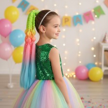 TeknoKapsül Balon ve Düz Salaş Örgülü Lastikli At Kuyruğu / ACM07